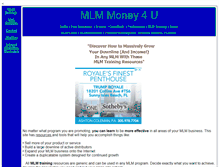 Tablet Screenshot of mlmmoney4u.com